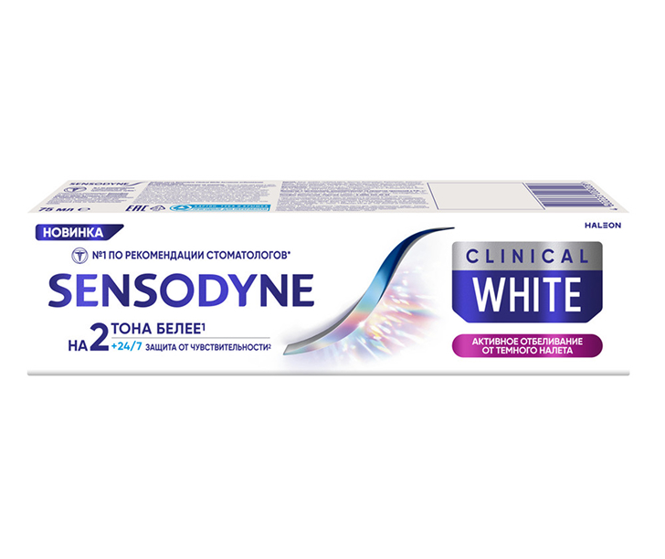 Clinical White Активное отбеливание От темного налета
