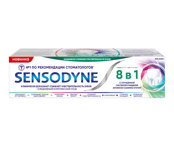 Зубная паста Sensodyne 8 в 1